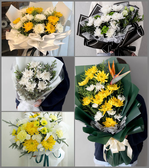 广东潮州市潮安区江东镇仙坪田村白事花束代送